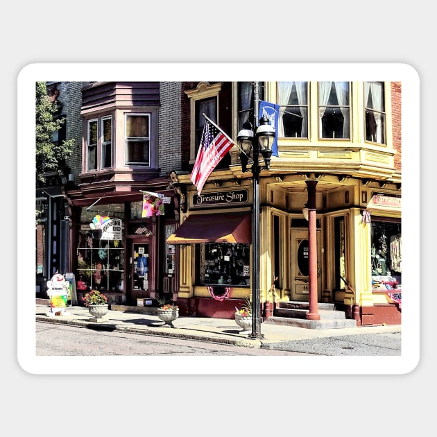 Jim Thorpe PA - Charming Downtown Sticker by SusanSavad